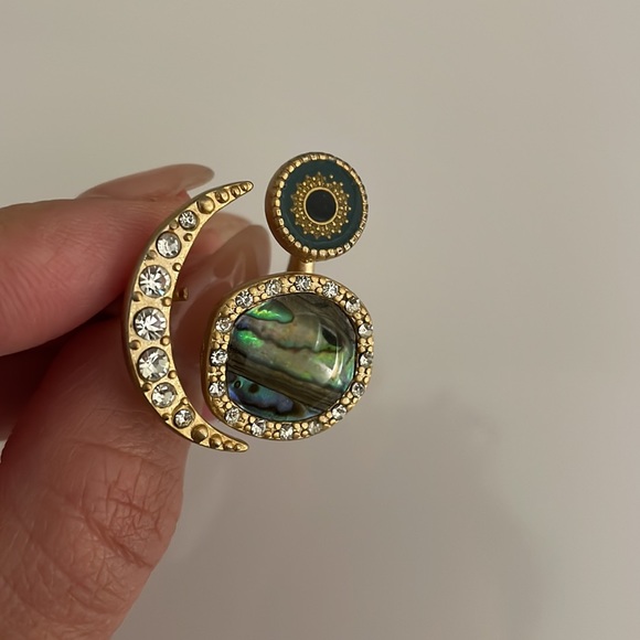 Unique Statement Ring (with size adjuster) Fits sizes 5/6/7 - Picture 6 of 11